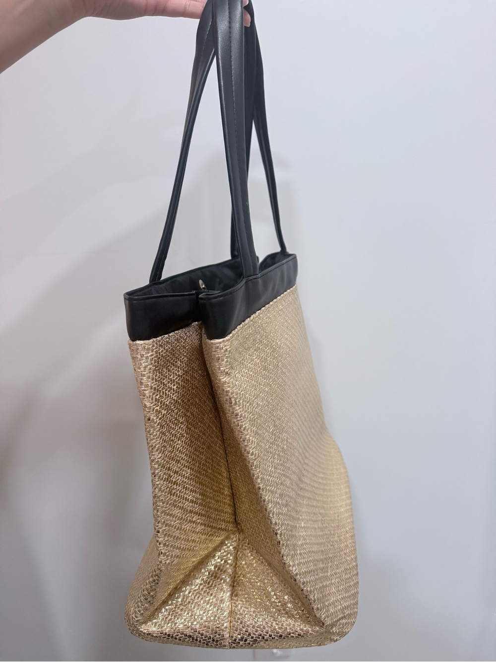 Versace Gold Tote with Black Trim - Picture 9 of 9